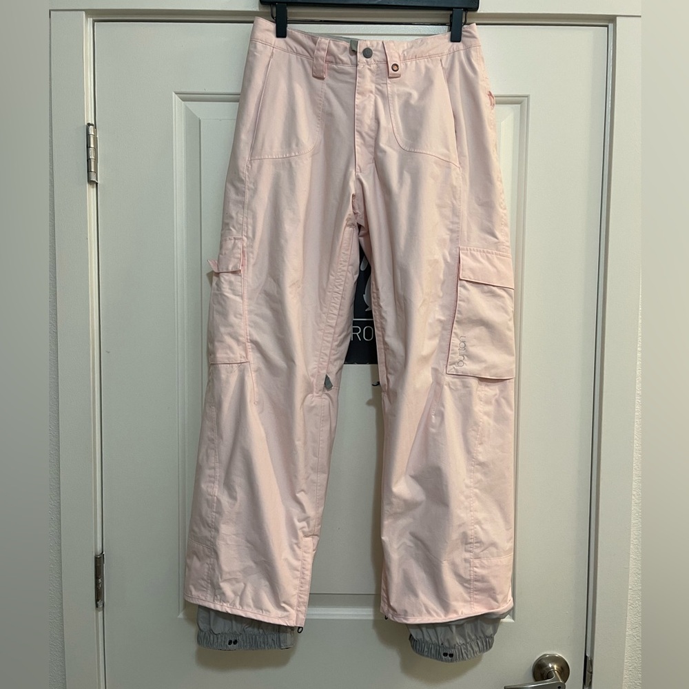 Burton Pale Pink Cargo Styled Snow Pants